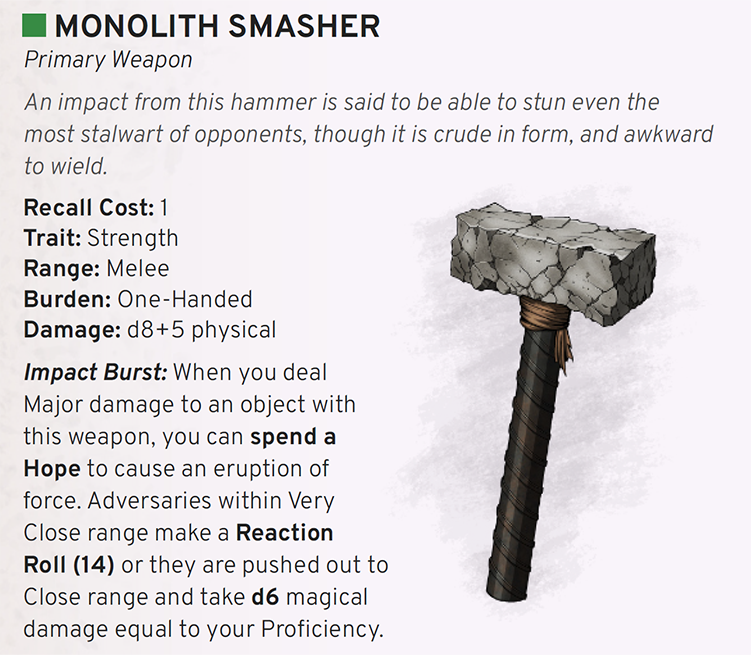 Vault of Ages Item Design