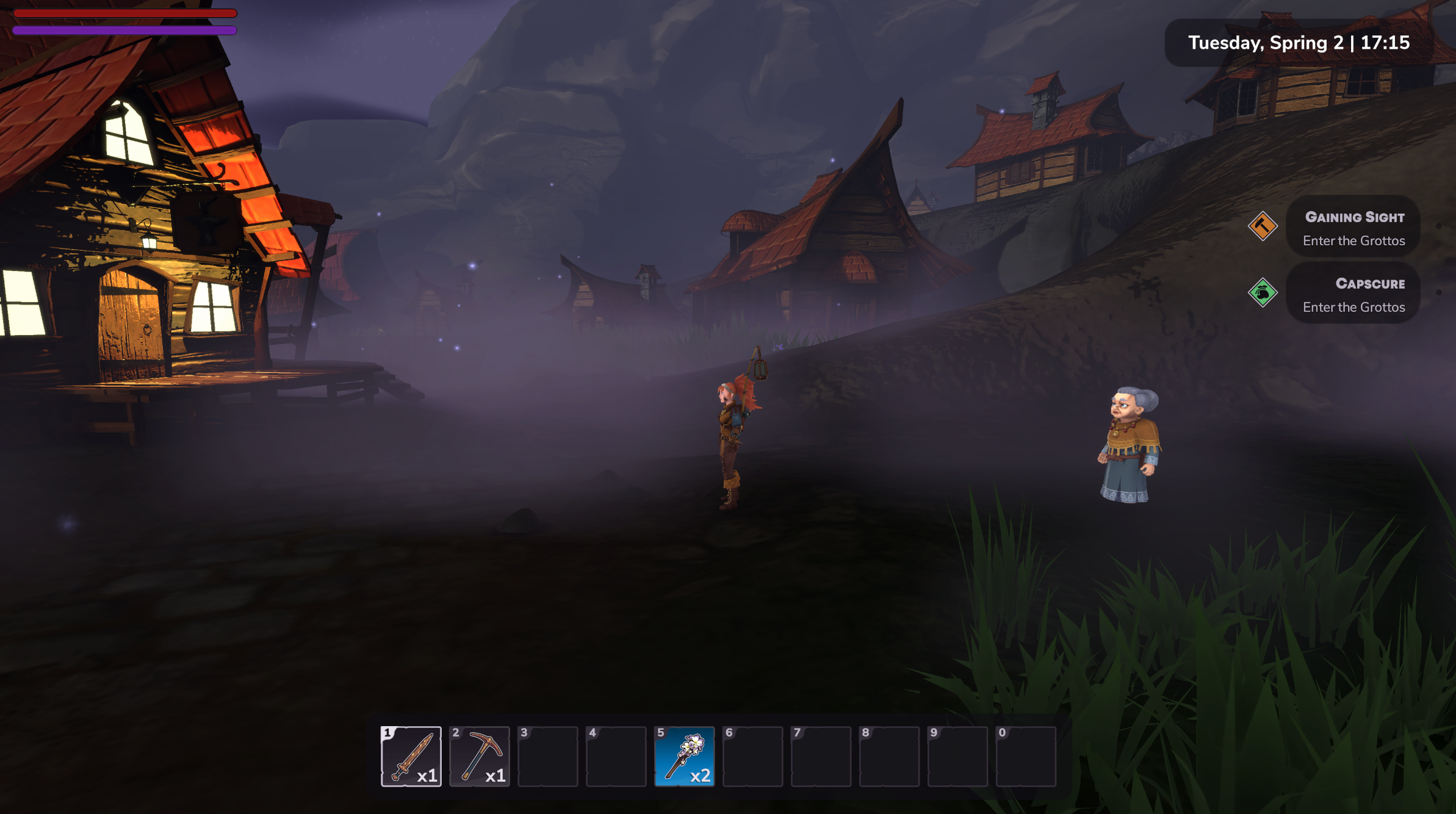 'Tempered Hue' - Player Inventory screen (Zugalu Entertainment)